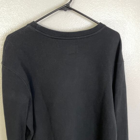 Alpha Industries Sweatshirt Mens XL Black Graphic Moon Landing Pullover Crew * - Picture 7 of 11